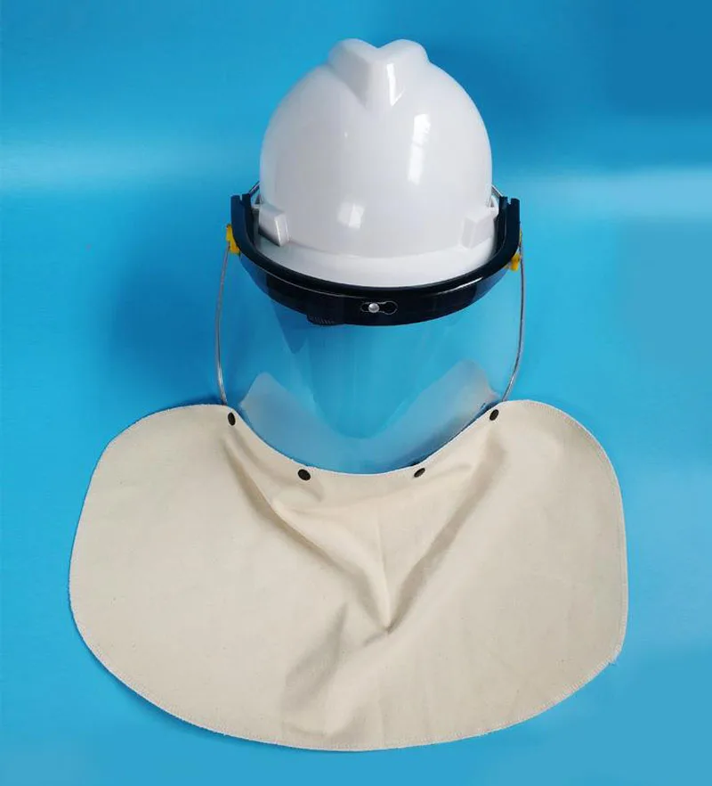 Capacete de Segurança Capacete de Soldagem Máscara de Soldador Splash-prova de Proteção Corte Trabalho Dust-proof Capacete Pescoço Moagem Dmz012 11 Cheap Capacete de segurança