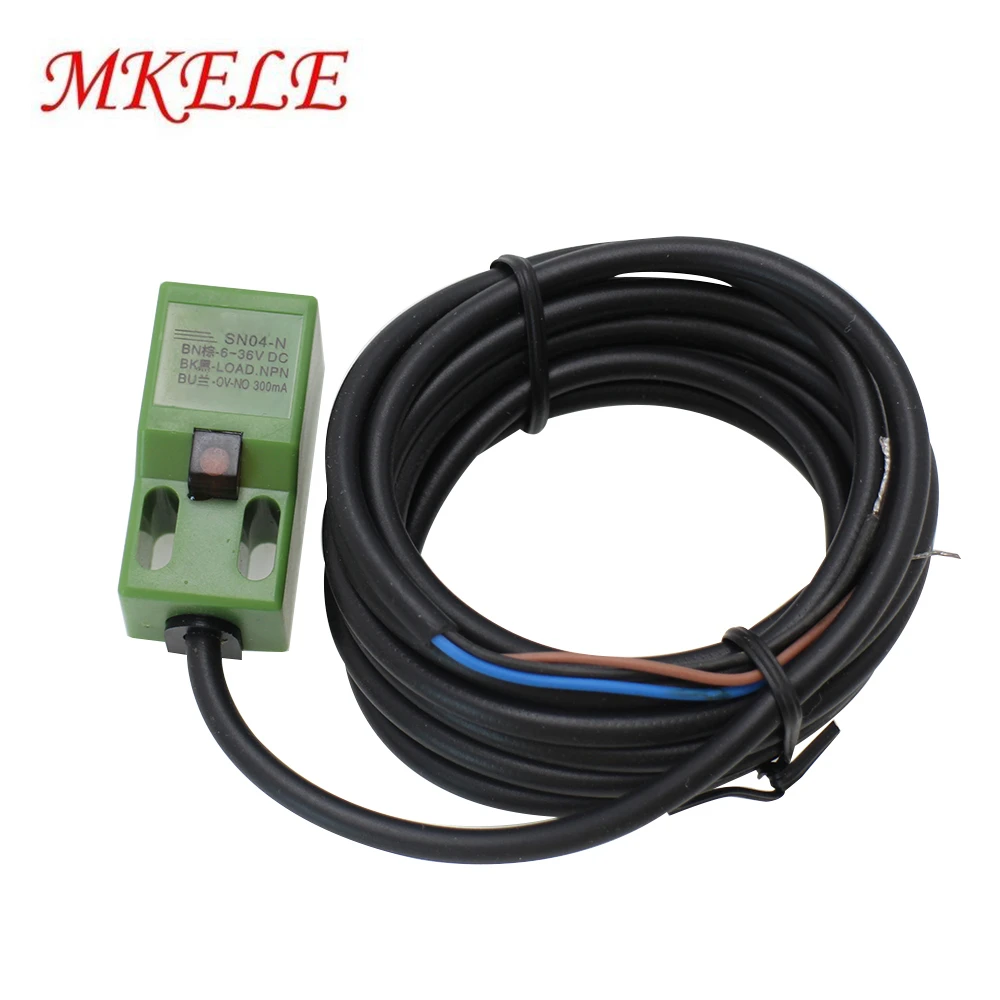 

SN04-N/N2/P/P2 Inductive Proximity Sensor Detection Switch DC 6-36V 300mA NPN N0 3-wire 4mm Free Shipping