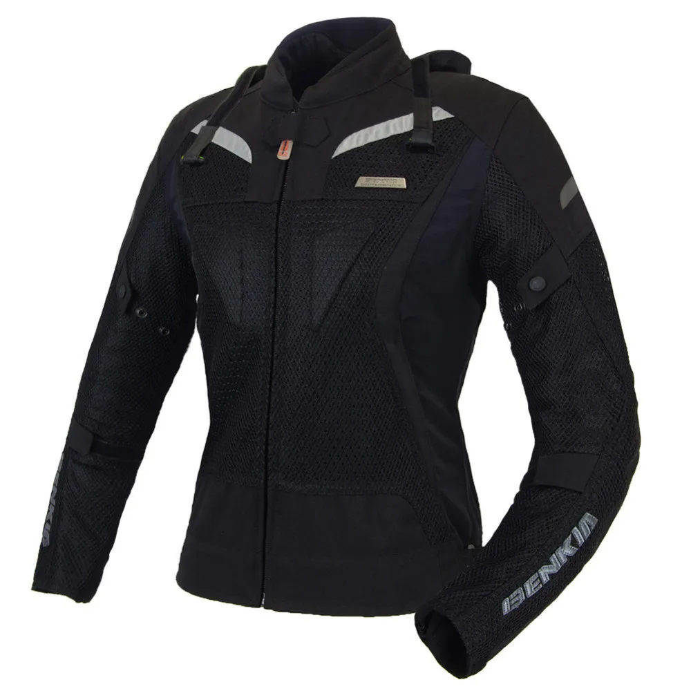 BENKIA JWW21 женские Мотоциклетные Куртки Одежда для гонок гоночные куртки сетка