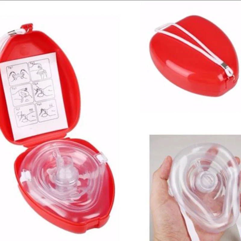 

Elastic Strap CPR Breathing Mask Resuscitator Rescue Mask Face-Mask First Aid