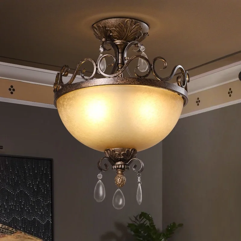 IWHD American LED Ceiling Light Vintage Lamparas de Techo ...