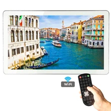 21.5 inch Android Smart Waterproof TV for Bathroom with Silver / Gold Aluminum Frame