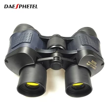Лучший бинокулярный телескоп 60X60 высокая четкость 3000 м Наблюдение ночного видения оптический зеленый пленочный бинокль с дальномером сетка