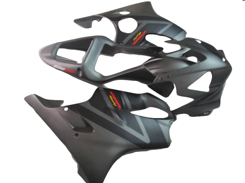 Матовый черный обтекатель комплект для HONDA CBR600 F4i 01 03 02 пользовательские наклейки