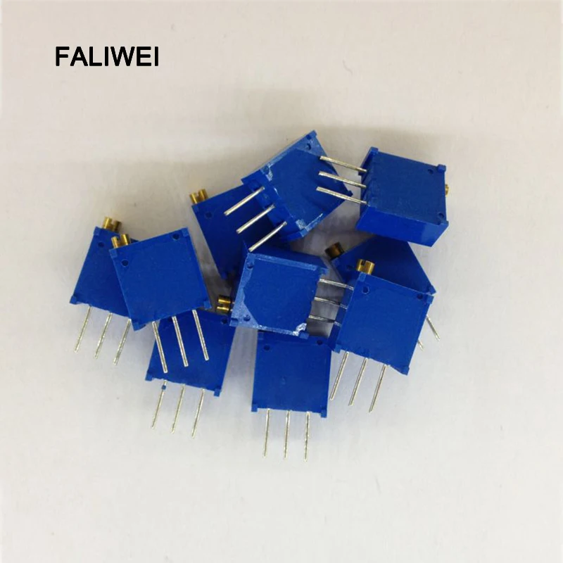 10 шт./лот 3296W-203 (20K) Высокоточный регулируемый потенциометр 3296 | Электронные