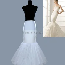 В плюс размер один/1 обруч Нижняя юбка Слип кринолин Для Русалка Свадебные платья Нижняя юбка для женщин
