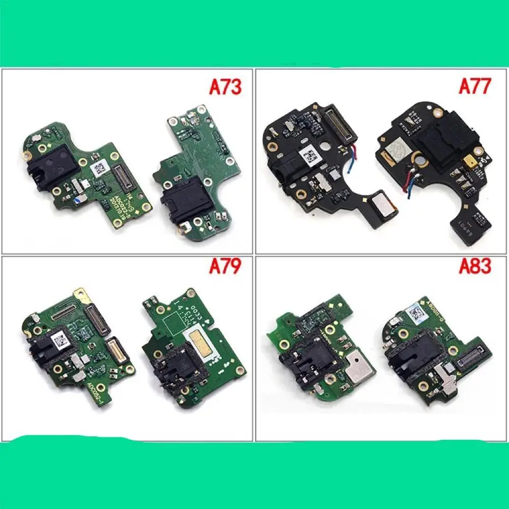 

OPPO A73 A77 A79 A83 A1 A3 A5 Headphone Jack MIC Microphone PCB Board Flex Cable FPC FFC Vibration Motor Mainboard Connector