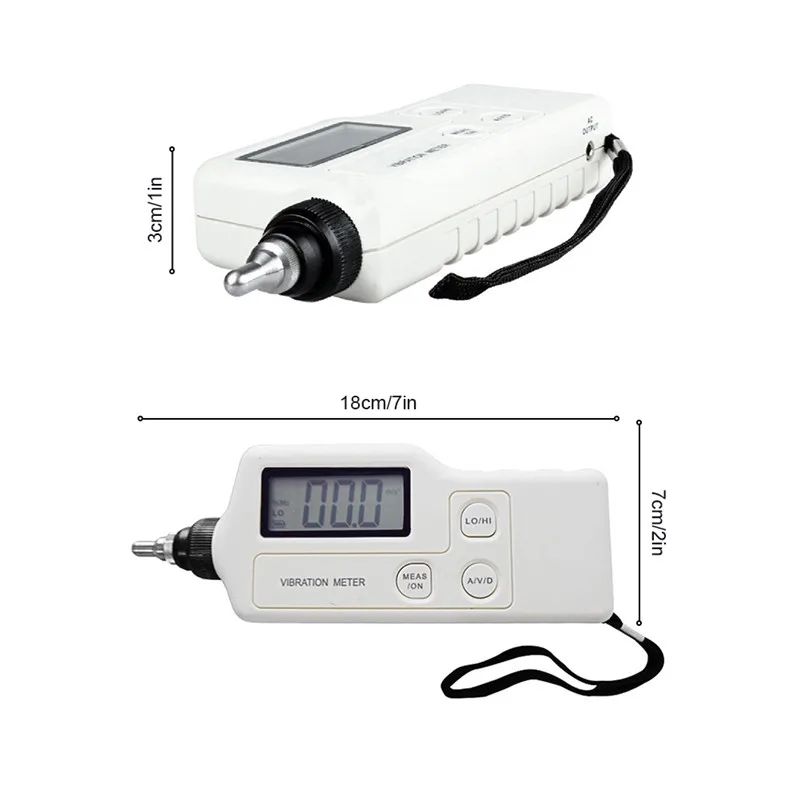 Digital Vibration Meter Pocket Vibrometer Tester Gauge Analyzer Measure High Precision Sensitivity Accelerometers Tools EM63A (2)