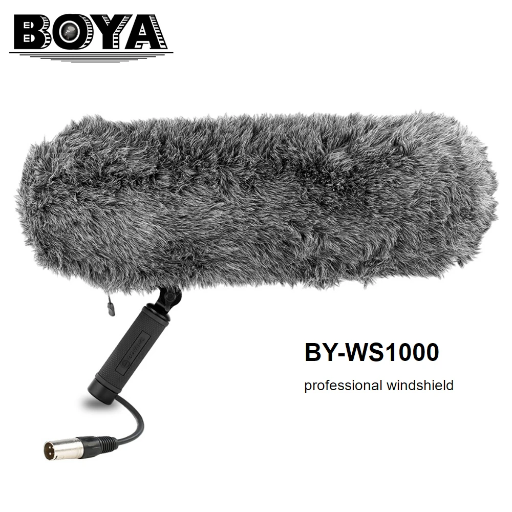 

BOYA BY-WS1000 Microphone Blimp Windshield Suspension System Microphones for Canon Nikon Sony Camcorder Recorder Mic