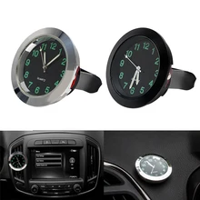 Автомобиль-Стайлинг кварцевые часы украшение автомобиля украшения автомобиля авто часы в салон цифровой указатель Кондиционер Выход клип часы