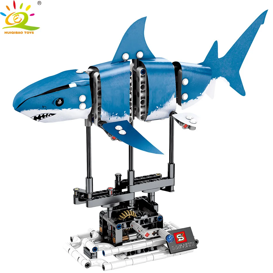 Продажа 342 шт. Имитация животных наживка в виде рыбки, строительные блоки маленького размера идущие legoingly техника идеи город блоки, Детские кубики, р...