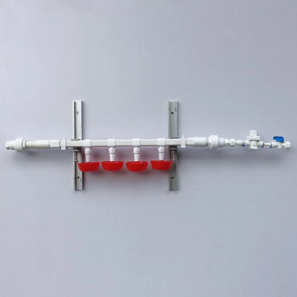 

1 Set Auto Poultry Cup Screw Nipple System Drinker Water Chicken Hen Bird Quail Duck Laying cage Equipment