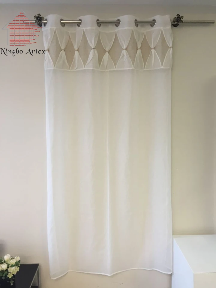 New Design Room Floral Tulle Window Curtain For Living Room