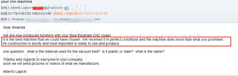customers feedback from amanda