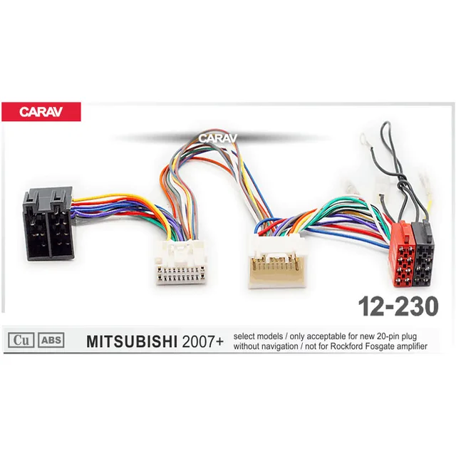 rockford fosgate wiring harness manual guide wiring diagramus $11 99 carav 12 230 iso radio adapter formitsubishi select models rockford fosgate wiring harness
