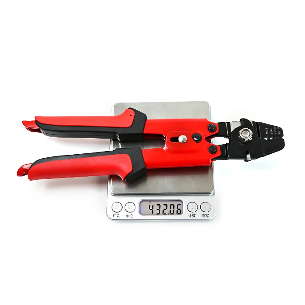 High Carbon Steel Fishing Pliers Crimper Sleeves Tool Kit Wire Rope Swager