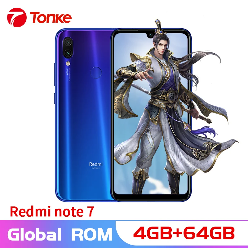 Оригинальный Xiaomi телефон Redmi Note 7 4 ГБ ОЗУ 64 Гб ПЗУ Snapdragon 660 Восьмиядерный 6 3 &quot19 5: 9