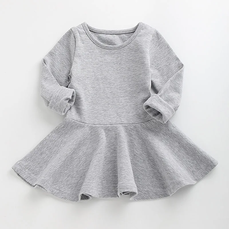 

Baby Girl Dress spring Autumn Children Clothes Girls Lovely Knitted Dress Fashion Full Sleeve vestidos robe fille 1 2 3 4 Yrs