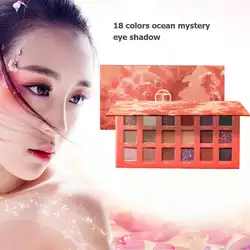 O. TWO. O 18/16 цветов матовые тени для век power Palette Блеск хайлайтер мерцающие тени для век Палитра инструмент для макияжа глаз