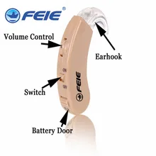 auditory apparatus headset deaf behind analog hearing aid S-9C Drop Shipping