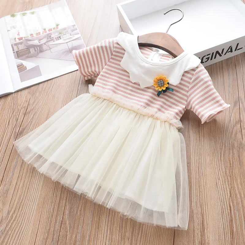 

Baby girls summer dress newborn baby fashion cotton lace wedding dresses for bebe girls toddler princess party clothes infant