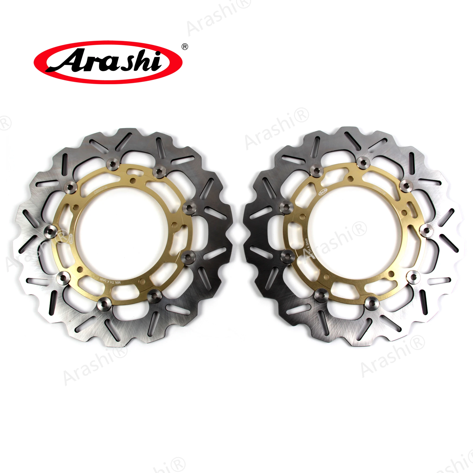 

ARASHI For YAMAHA YZF R1 1000 2007-2011 Front Brake Disc CNC Brake Disks Rotors YZF-R1 2007 2008 2009 2010 2011