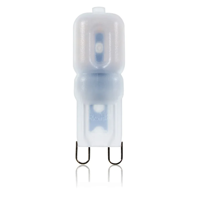 G9 AC220V 1 5 Вт 2835 SMD led кукурузная лампа 14 LED теплый белый кристалл силиконовая свеча