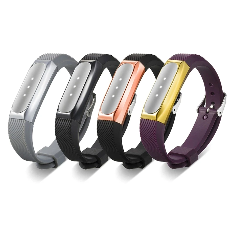 

For Xiaomi Mi Band 1 Bracelet Strap For Miband 2 Colorful Metal Strap Wristband Replacement Smart Band Accessories For Mi Band