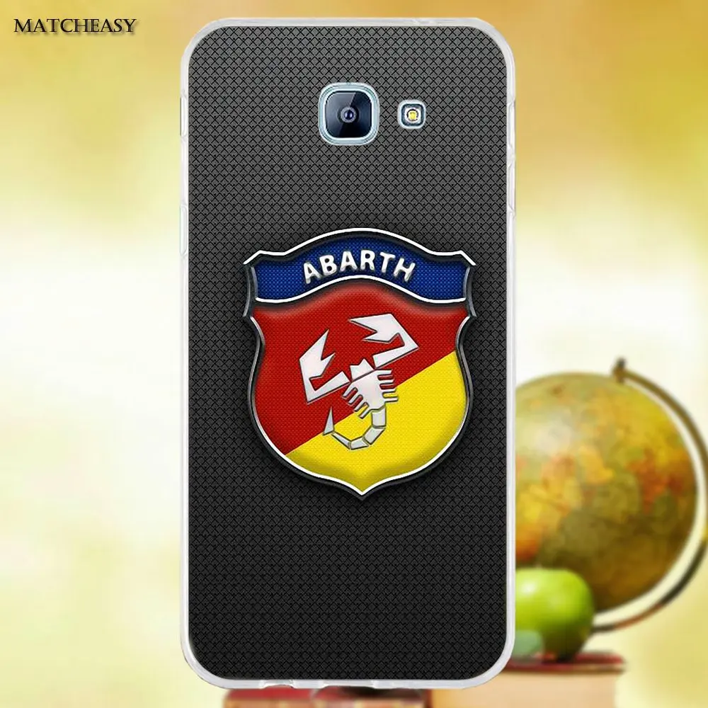 Oedmeb Fiat Abarth логотип ТПУ чехлы Чехол для Samsung Galaxy A3 A5 A7 J1 J2 J3 J5 J7 2015 2016
