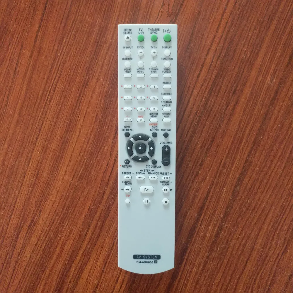 

RM-ADU005 Remote control for Sony DVD Home Theater System DAV-DZ630 HCD-DZ630 DAV-HDX265 DAV-DZ230 DAV-HDX265 DAV-HDX266