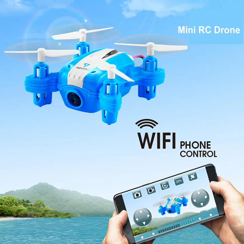 

RC Mini Drone Children Control Drone Model With Wifi Camera Altitude Hold Video Real-time Transmission For Children Gift FSWB