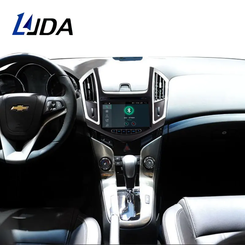 Top LJDA 2 Din 8 inch Car Radio Android 10.0 For CHEVROLET Cruze 2013 2014 2015 Quad Core GPS Navigator Mirror link WIFI Auto Audio 5