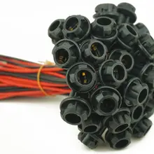 20 шт./лот T10 манометр приборной доски светодиодный свет лампы Туман патрон для лампочки держатель для авто