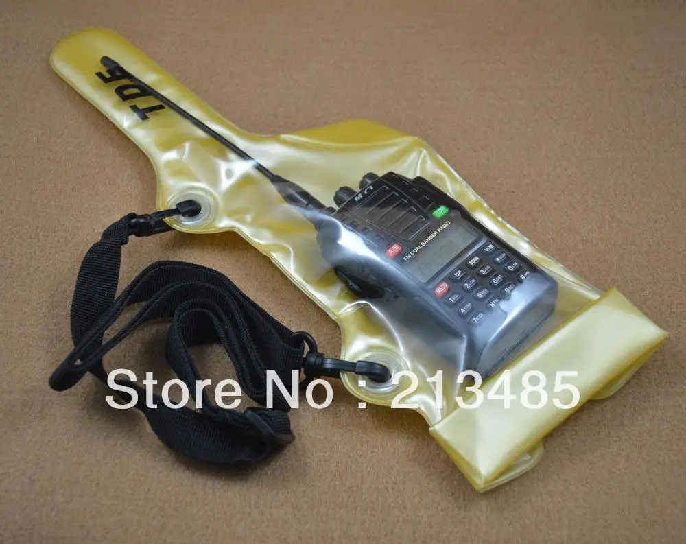 

Водонепроницаемая сумка с ремешком для Motorola Kenwood Icom Yaesu Vertex Standard Baofeng 'd xun Puxing двухстороннее радио