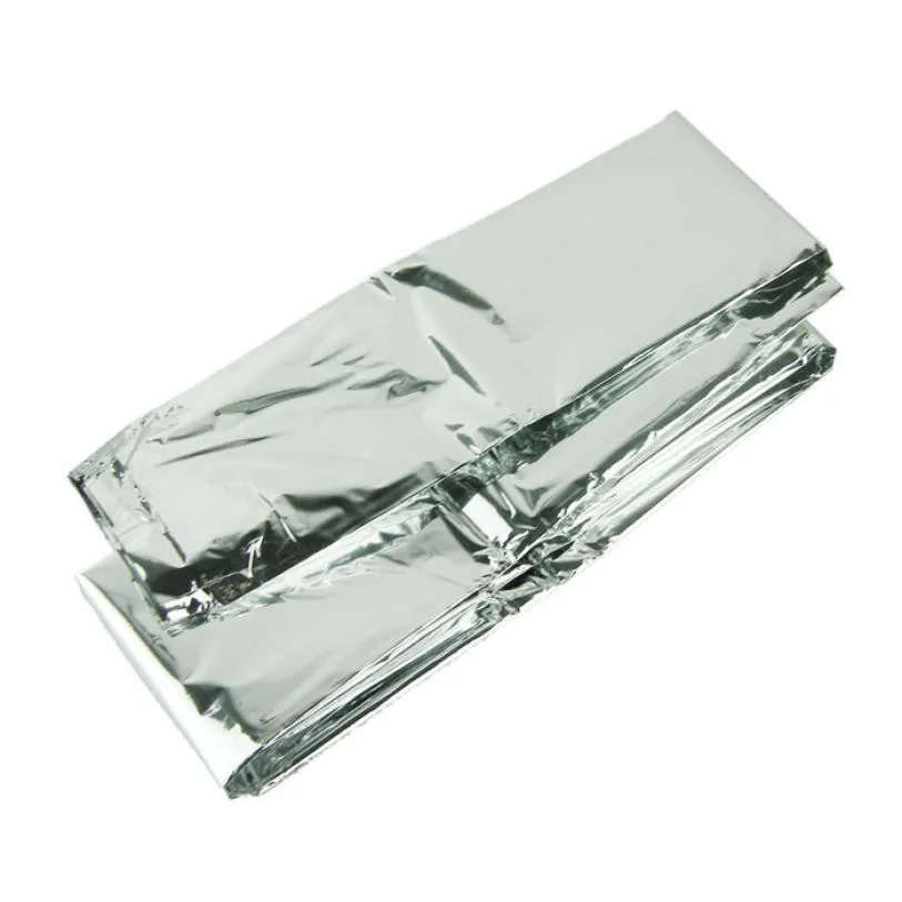 

survival tool edc camping Silver Thin Emergency Blanket Survival Rescue Curtain Outdoor Life-saving Blanket survival kit