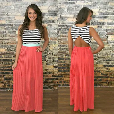 2015 font b Womens b font font b Sexy b font Boho Long Maxi font b