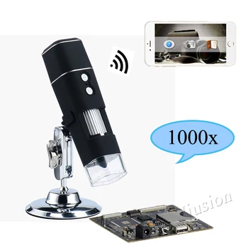 

1000X WiFi Digital Microscope for Android Iphone Mobile Phone 8 LED Kids Digital Microscope USB Endoscope Zoom Camera