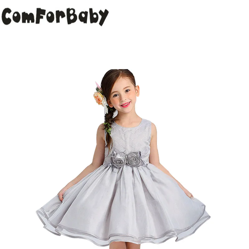 

The New Spring And Summer 2017 Girls Dress Children's Princess Dress Dress Bitter Fleabane Bitter Fleabane  JRR146