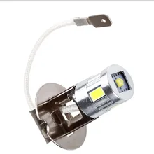 H3 Светодиодный фонарь для автомобиля, противотуманная фара высокой мощности, 5630 SMD, светодиодный автомобильный светильник для вождения автомобиля, источник света для парковки, 12 В, 6000 K, головные фары