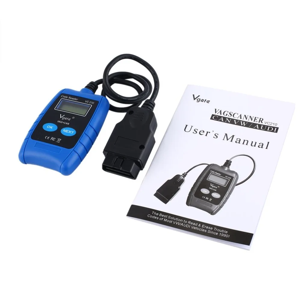 

VGATE VC210 for VW for Volkswagen for Audi for VAG CAN OBDII OBD2 Code Reader Read Trouble Code Auto Diagnostic Tool