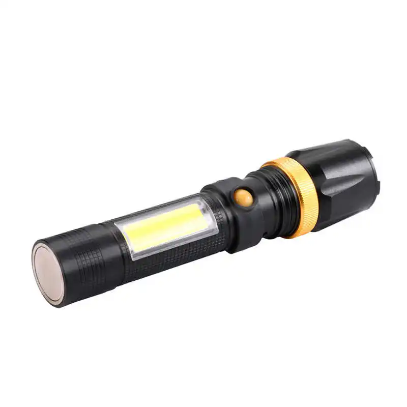 Rotary Zoom XML T6 LED Flashlight USB Rechargeable Torch 3 Modes Light Lamp torch flashlight t6 by 18650 battery #3o8 (4)