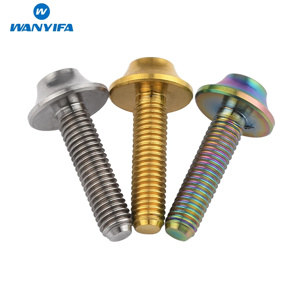 Ваньифа Винт С Титановым болтом M5X20mm Сливовая головка для велосипедного дискового тормоза