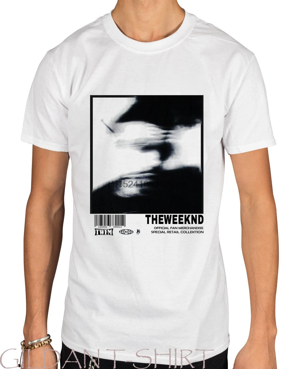 The Weeknd Blurry Image XO TWFM White T Shirt New Official-in T-Shirts ...