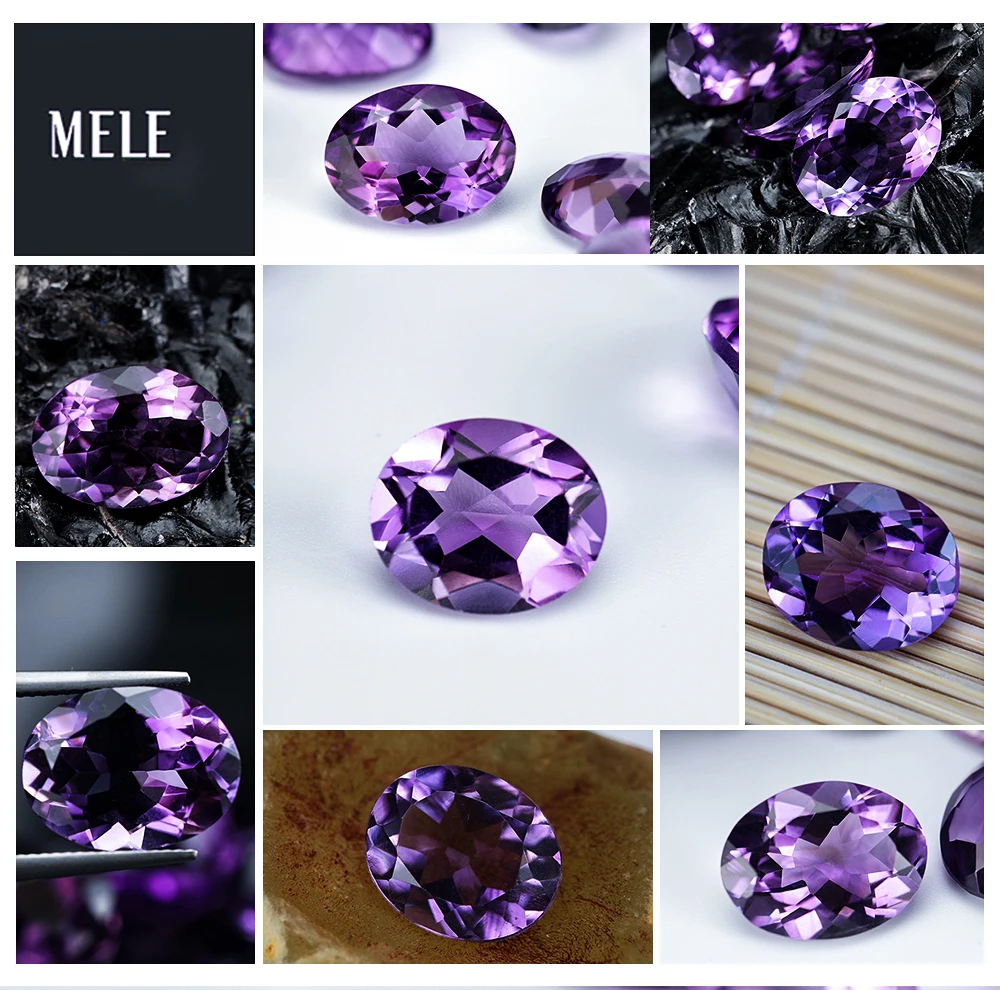 Brazil natural amethyst healing stones and crystals