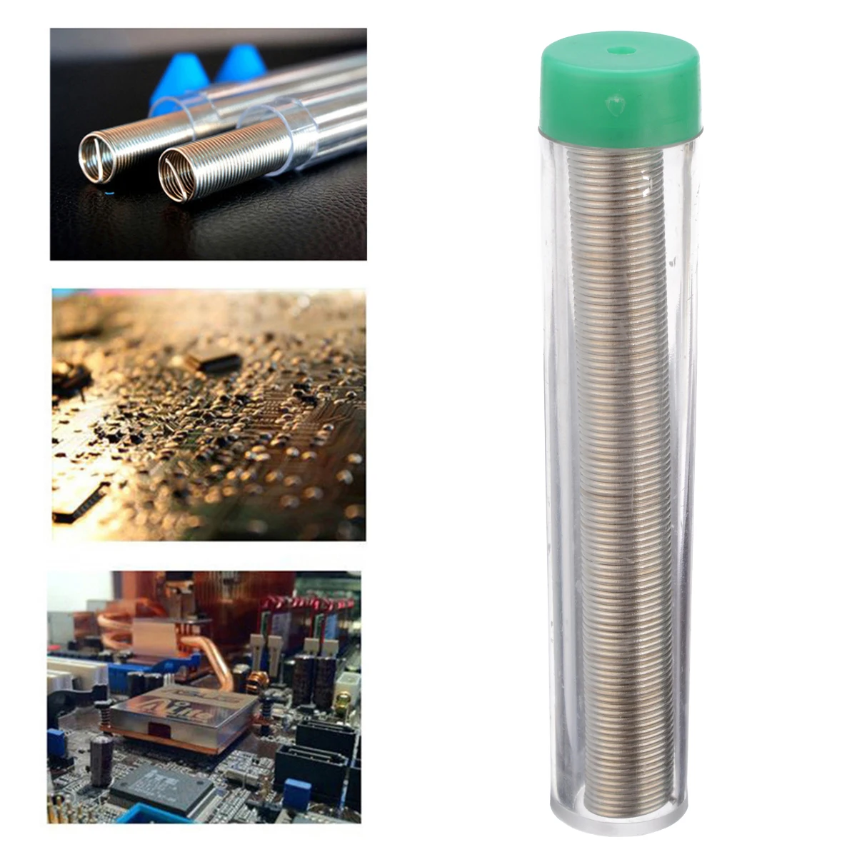 1pc Metal Soldering Iron Flux Tin Lead Core 0.8mm Diameter Solder Wire Solder Iron Flux Tube Lead Free Tool