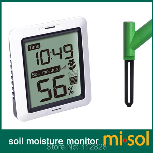 

MISOL/1 unit of Soil moisture monitor wireless battery powered, wireless soil moisture with display