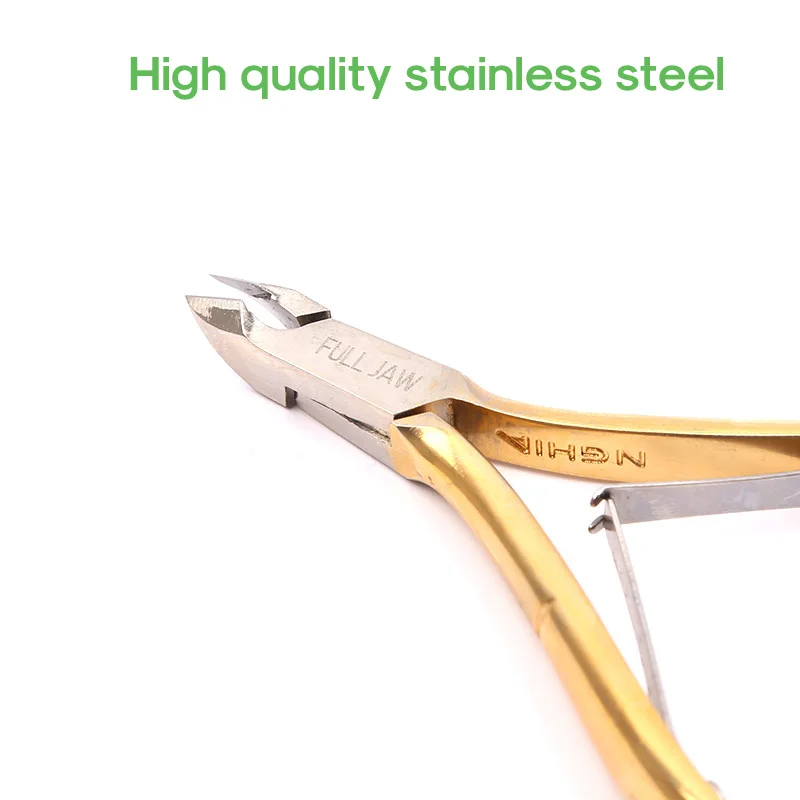 

1 Pc Professional Nail Scissors Cuticle Scissors Nippers Clippers Turtles Gold For Manicure Pedicure Nail Art Tools