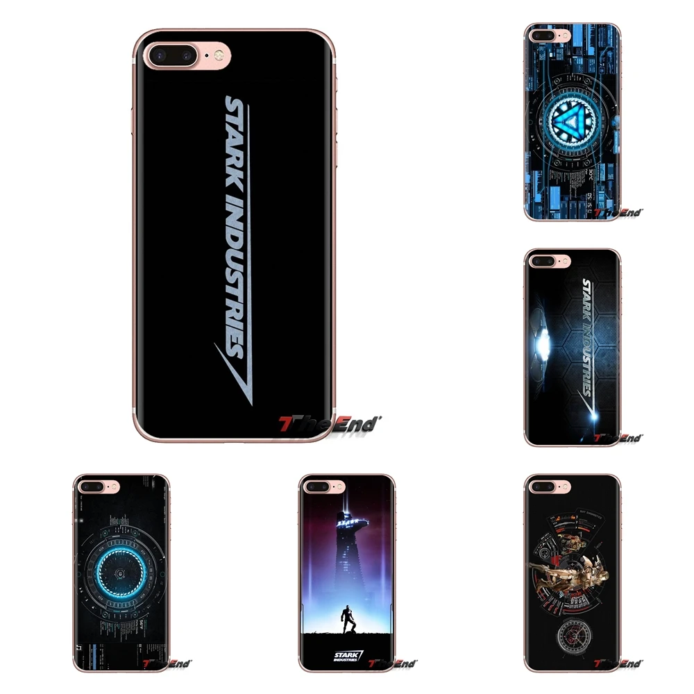 Stark Industries Железный человек реактор Marvel силиконовый чехол для Samsung Galaxy S3 S4 S5 Mini S6 S7