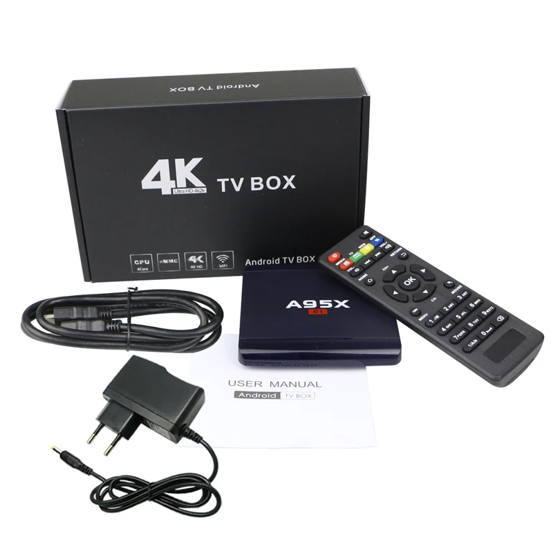 A95 R1 IPTV 1 Free TV BOX Amlogic S905W 1+8GB Android 7.1 TV BOX 
