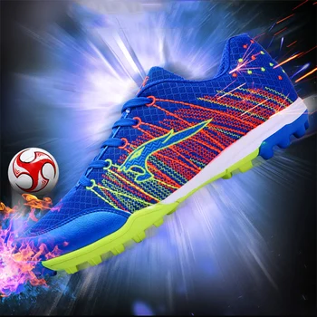 

YRRFOUT Men Futsal Soccer Shoes 2018 New Original Brand Sneakers Man Training Shoes Outdoor High Quality Non-slip Football Shoes